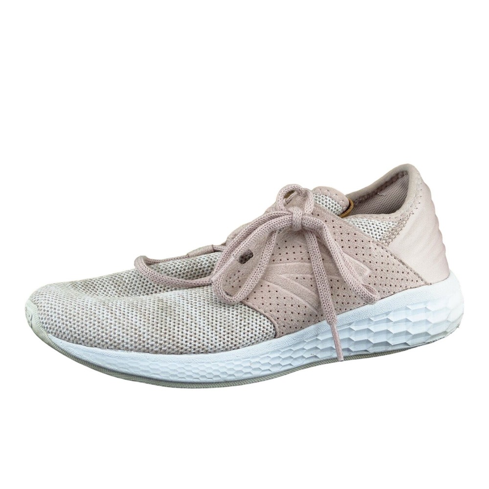 New Balance Women Sz 8 M Pink Lace Up Running Mesh Shoe